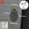 Chengyu novo estilo chinês gaveta de cobre cobre alça de porta de armário de guarda-roupa pingente dragão e fênix único furo tag pequena alça