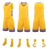 Novo uniforme de basquete estrelas mesmo estilo crianças estudantes terno adulto basquete jogo uniforme jersey impressão