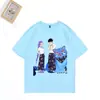 Camiseta Kpop Cazador de Demonios Tigre Derpy Talla Europea Transfronteriza para Hombres y Mujeres 2025 Camiseta de Cuello Redondo Retro
