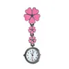 Reloj de Enfermera Trébol de Cuatro Hojas de la Suerte, Reloj de Pecho de Enfermera Colorido de Doble Capa, Reloj de Cuarzo Portátil para Enfermeras, Venta al por Mayor de Fábrica