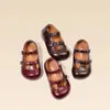 Zapatos de Cuero para Niñas, Nuevos Modelos de Primavera y Otoño, Zapatos de Bebé para Niños, Zapatos de Princesa Modernos, Mocasines de Estilo Británico, Zapatos Individuales para Bebés Niñas