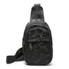 Peito de lona estilo coreano masculino Bolsa de ombro casual masculina Crossbody Bolsa Peito Bolsa Camuflagem Cintura esportiva Bolsa Mochila pequena