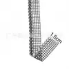 Venda Direta Transfronteiriça Rede Diamante 5mm Resina Preta Fileira Única e Dupla Bolsa Strass Decoração Garra Strass Acessórios de Roupa DIY Acessórios para Sapatos