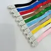Porta-Crachá Colorido Rígido de Plástico Personalizado com Cordão para Crachás de Trabalho, Cartões de Refeição, Cartões de Ônibus do Campus e Crachás de Nome