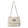 Bolsa de Ombro Commuter de Alta Qualidade para Mulheres 2025 Nova Moda Tendência Textura Bolsa de Ombro Primavera Popular Versátil Bolsa de Corrente