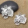 Accesorios Populares para Joyería DIY de Aleación Colgante Encanto de Tigre Joyería para Teléfono Móvil 24*27mm Colgante para Teléfono Móvil
