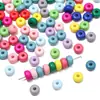 100 Bolas Acrílicas de Ábaco de Colores Variados, Cuentas Sueltas, Accesorios para Manualidades, Materiales, Pulseras para Colgar en el Coche, Accesorios para Collares