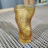 Vaso de vidro transparente em formato de gota d'água, irregular, flexível, com impressão nórdica, decoração criativa para arranjo de flores na sala de estar, design dinamarquês