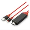 Cable de mirroring de pantalla Apple lightning a hdmi aplicable Cable MHL cable de alta definición de teléfono móvil iphone a hdmi