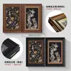 Caixa de Medidor Elétrico Decorativa Vintage com Motivos Florais e de Pássaros, Pintura Suspensa Decorativa para Tampa de Caixa de Disjuntor Elétrico Dupla Porta Estilo Retrô Francês