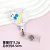 Clip para Insignia de Trabajador de la Salud Portainsignias Retráctil Anti-Pérdida Clip de Fácil Extracción Decoración Hebilla de Tensión