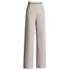 Pantalones de Lana de Pierna Ancha para Mujer 2026 Otoño/Invierno Engrosados de Cintura Alta Adelgazantes Elegantes con Caída Pantalones Rectos Estrechos
