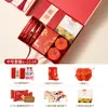 Caja de Regalo con Acabado de Caramelo con Azúcar Acompañamiento de Boda Regalo Dulce de Azufaifa Traje de Caramelo de Azufaifa Borla China Bolsa de Regalo Práctica de Alta Gama