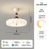[Wow] Lámpara de Techo Yunduo Espectro Completo Protección Ocular Lámpara de Dormitorio Principal Medieval Francesa Estilo Crema Lámpara para Habitación de Niños