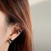 Plato de Incienso para Mosquitos Clip para la Oreja Sin Agujeros en la Oreja Sentido Avanzado Temperamento Simple Aretes de Joker Moda de Lujo Ligero Aretes Indoloros al Mayoreo