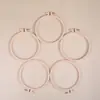 Nuevos Accesorios de Bordado Punto de Cruz DIY Bastidor de Bordado Imitación Bambú Bastidor de Bordado de Plástico Ajustable Bastidor de Bordado Redondo Personalización