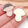 Mezcla 50 Colgantes de Pavo de Acción de Gracias, Calabaza y Hongo de Dibujos Animados Accesorios para Pulsera y Llavero DIY