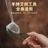 Aparelho de moxabustão portátil com suporte fixo, clip anti-queimadura doméstico portátil, instrumento defumado, coluna de moxa em bastão, caixa de ferramentas de moxabustão para pendurar