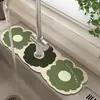 Alfombrilla Absorbente Suave de Tierra de Diatomeas para Grifo de Cocina, Alfombrilla Drenante para Baño, Inodoro, Encimera de Lavabo, Alfombrilla para Fregadero