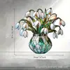 Serie Transfronteriza de Colibríes Nuevos y Coloridos Decoraciones Colgantes para Jardín Exterior y Patio Adornos Colgantes de Acrílico para el Hogar
