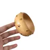 Pulsera Cerrada de Madera Estrella Retro Lujo Ligero Moda de Gama Alta Exquisito Anillo de Mano Personalidad Versátil Temperamento Joyería de Mano para Mujeres