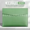 Bolsa de Arquivo em Couro PU A4 Bolsa de Armazenamento para Escritório Bolsa para Documentos Impermeável Fechos de Pressão para Negócios Bolsa de Armazenamento Logo Imprimível
