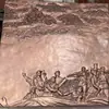 Plástico reforzado con fibra de vidrio imitación cobre relieve guerrero revolucionario cultura de campus pared figura histórica evento relieve jardín paisaje escultura