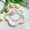 Cadena para Teléfono Móvil de Color Caramelo Acrílico con Cuentas Cuerda Anti-Pérdida para Teléfono Móvil Colgante Cubierta Protectora Bolso Colgante Simple de Moda
