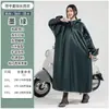Impermeable para bicicletas eléctricas, equipo de lluvia para todo el cuerpo, estilo largo, talla de adulto, diseñado para uso en exteriores, adecuado para un solo ciclista, separa al ciclista y al vehículo