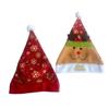 CY transfronteiriço novo feriado de Natal criativo bronzing chapéu de Natal decoração de festa de Natal desenho animado chapéu de Natal escovado