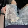 Nuevos shorts de seda helada de dopamina de verano, rectos holgados con cordón, casuales hasta la rodilla, delgados, de secado rápido, modernos, con buena caída