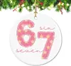 Bestseller Transfronteiriço Sixseven Papai Noel Decorações de Natal em Acrílico Decorações Divertidas de Meme Digital
