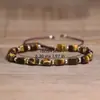 Pulsera de piedra natural ojo de tigre y amatista de venta caliente transfronteriza para mujer, joyería de lujo ligero de moda, pulsera unisex hecha a mano al por mayor
