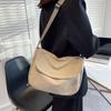 Estilo japonês Ins Simples Cor sólida All-match Bolsa de ombro Crossbody Estilo coreano Chic Artístico Estilo Mori Estilo Fresco Bolsa mensageiro para mulheres