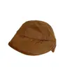 Sombrero de Cubo Sencillo de Color Sólido con Espalda Abierta, Sombrero de Tela Casual Versátil para el Otoño con Ala Corta, Sombrero de Tela Elegante para Proteger del Sol en Exteriores, Tendencia