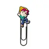 Popular Grupo de Chicas Demon Slayer Estudiante DIY Material de Oficina Clips Divisores Marcadores de Libros de PVC Clips de Papel Creativos Suministros de Oficina Transfronterizos