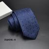 Formal para Hombre Negocios 8cm Trabajo Coreano Rayado Masculino Profesional Británico Color Sólido Novio Boda Sarga Poliéster