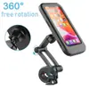 Comércio exterior mountain bike motocicleta impermeável bolsa navegação suporte do telefone móvel equitação tela sensível ao toque retrátil guidão suporte à prova d'água