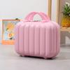 Fabricante Personalizado Venta al por Mayor Equipaje Rojo Souvenir Bolsa Cosmética Maleta Regalo Estuche Cosmético de 14 pulgadas Maleta de Viaje