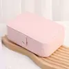 Nueva Caja de Almacenamiento de Joyería de Alta Calidad Exquisita Pequeña Portátil para Anillos de Oro Collares Pendientes Pulseras