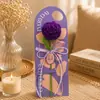 Flor Artificial de Ganchillo de Lana Nomeolvides para Decoración de Sala de Estar, Popular en Centros Comerciales, Supermercados y Tiendas de Juguetes de Moda, Ramo de Flores Simuladas