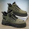Zapatos de Hombre para Otoño e Invierno, Modelos Nuevos con Forro de Algodón Opcional, Zapatos Casuales de Caña Alta, Botas Martin Versátiles para Hombre, Zapatos Deportivos para Exteriores para Hombre