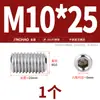 Tornillos de Acero Inoxidable 304/316 con Cabeza Hexagonal y Tornillos Prisioneros sin Cabeza M3 M4 M5 M6 M8