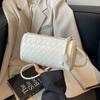 Bolso Pequeño de Diseño de Nicho para Mujer, Nuevo Estilo Coreano Verano 2026 Bolso de Hombro Cruzado Individual con Patrón Tejido, Bolso Portaplumas de Moda y Versátil