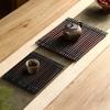 Plato decorativo de material japonés, sashimi, hilera de bambú, valla de bambú, decoraciones para platos de barbacoa japoneses, accesorios para poses de mariscos