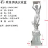 Escultura Grande de Arena de Belleza Acogedora Estilo Europeo para Exteriores, Adorno Escultura de Maceta de Diosa de Resina para Entrada de Hotel Club
