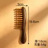 Pente de Dentes de Sândalo Doméstico Grande Pente de Dentes Largos Pente de Massagem Pente para Terapia Capilar para Desobstruir Meridianos