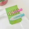 Pin de Flequillo Lateral de Gama Alta Estilo Coreano con un Corazón Femenino, Pinza de Pato de Color Contrastante, Pasador Dopamina Lindo, Pinza para el Cabello Exquisita