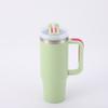 Amazon Taza de Acero Inoxidable 304 con Popote Capacidad Grande Asa 40 oz Primera Generación Taza para Coche Mantiene el Frío Taza para Té de Frutas