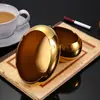 Nuevo producto cenicero acero inoxidable creativo moda grande a prueba de viento anticaída regalo para el hogar KTV restaurante cibercafé